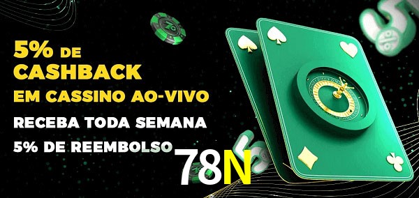 Promoções do cassino ao Vivo 78N